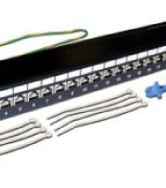 Патч-панель Lanmaster LAN-PPL24S6 19' 1U 24xRJ45 кат.6 FTP