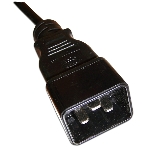 Шнур питания Lanmaster С13-C20, 3х0.75, 220В, 10А, черный, 0.5 метра, фото 1