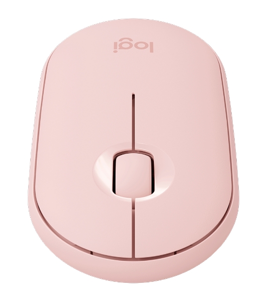 Мышь беспроводная Logitech Pebble M350 розовый, 1000 dpi, радиоканал, Bluetooth, USB, кнопки - 3