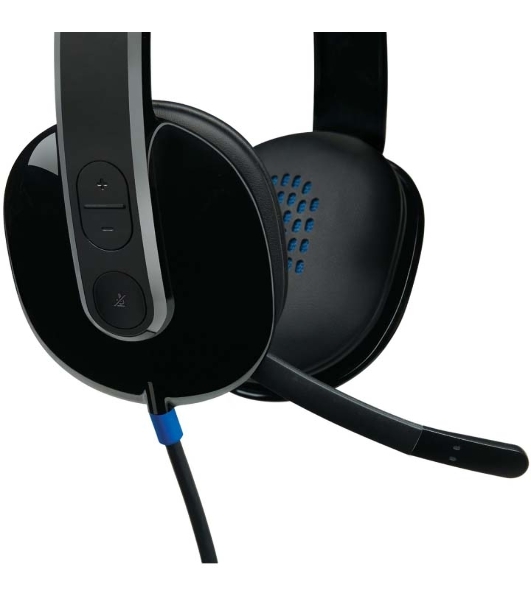 Гарнитура Logitech USB Headset H540 чёрный, проводная, USB