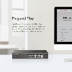 Коммутатор Mercusys MS116GS с 16 гигабитными портами для размещения на столе или в стойке, фото6