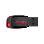 Флешка USB Sandisk CZ50 Cruzer Blade (SDCZ50-016G-B35), 16Gb, USB 2.0, R/W 15/4, черный/красный, фото3