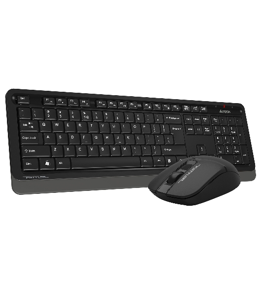 Комплект клавиатура+мышь A4Tech FStyler FG1012 беспроводной, USB, 1200 DPI, черный