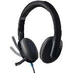 Гарнитура Logitech USB Headset H540 чёрный, проводная, USB, фото28