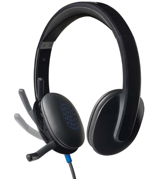 Гарнитура Logitech USB Headset H540 чёрный, проводная, USB