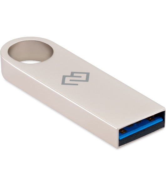 Флешка USB Digma DRIVE3 (DGFUL064A30SR), 64Gb, USB 3.0, R/W 70/30, серебристый