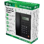 Телефон проводной Ritmix RT-420 черный, фото 1