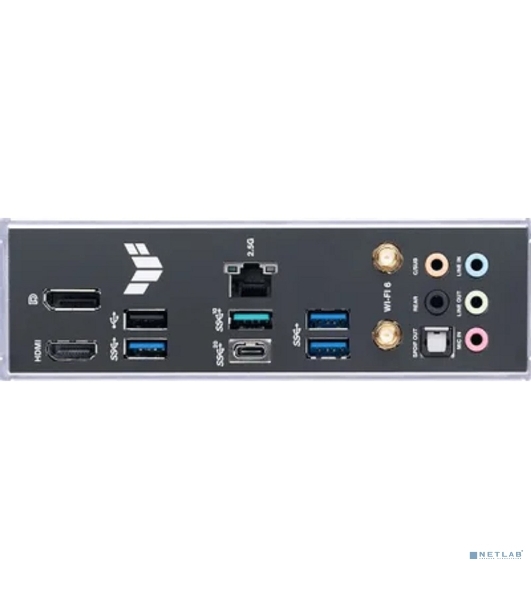 Материнская плата ASUS TUF GAMING B760-PLUS WIFI, LGA 1700, Intel B760, 4xDDR5, 4xSATA, 3xM.2, 1xPCI-E 5.0 x16, 1xPCI-E 3.0 x4, 1xUSB-A 3.2 Gen 2, 3xUSB-A 3.2 Gen 1, 1xUSB-C 3.2 Gen 2x2, 1x2.5Gb LAN, 5x3.5 мм, 7.1, Wi-Fi 6, Bluetooth 5.2, Standard-ATX