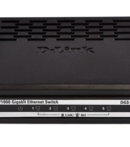 Коммутатор D-Link DGS-1005A, 5×1 Гбит/с, неуправляемый