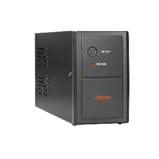 Источник бесперебойного питания ExeGate Power Back BNB-850.LED.AVR.EURO.RJ 850VA/480W, LED, AVR,2 евророзетки, RJ45/11, черный