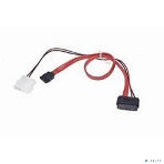 Кабель Gembird/Cablexpert Combo miniSATA, molex+SATA/miniSATA, 6pin+7pin, (длина инт-35 см, пит-30 см), фото5