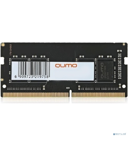 Оперативная память Qumo, DDR4, 8GB (1x8GB), 3200MHz, CL22, SO-DIMM