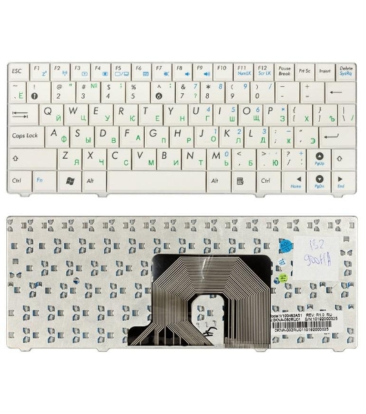Клавиатура для ноутбука Asus Eee PC 900HA 900SD T91 белый