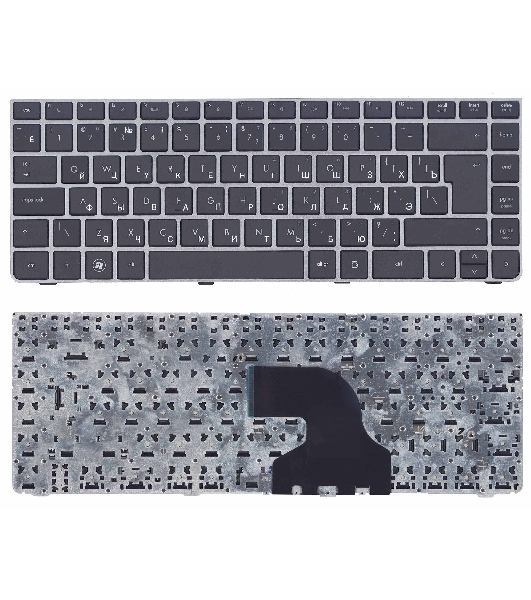 Клавиатура для ноутбука HP ProBook 4330S 4331S черная c серой рамкой