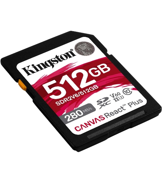 Флеш карта SDXC Kingston SDR2V6/512Gb Canvas React Plus w/o adapter 512Gb