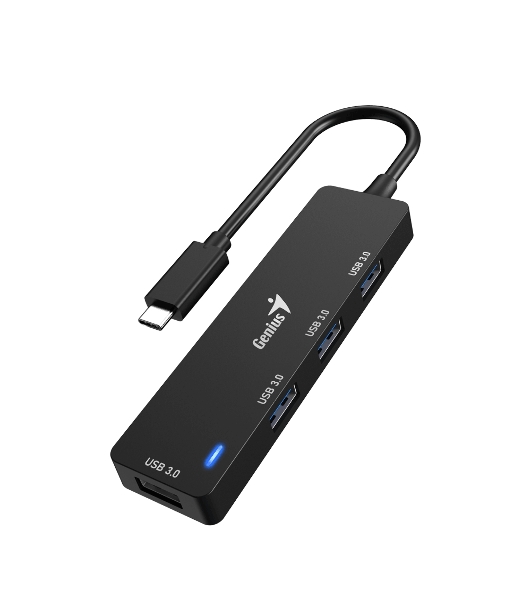 USB-концентратор Genius UH-400, USB Type-C, USB 3.0, USB