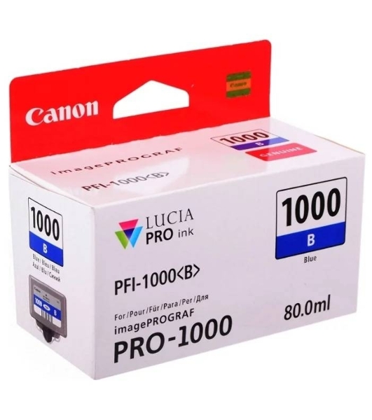 Картридж струйный CANON PFI-1000 B синий