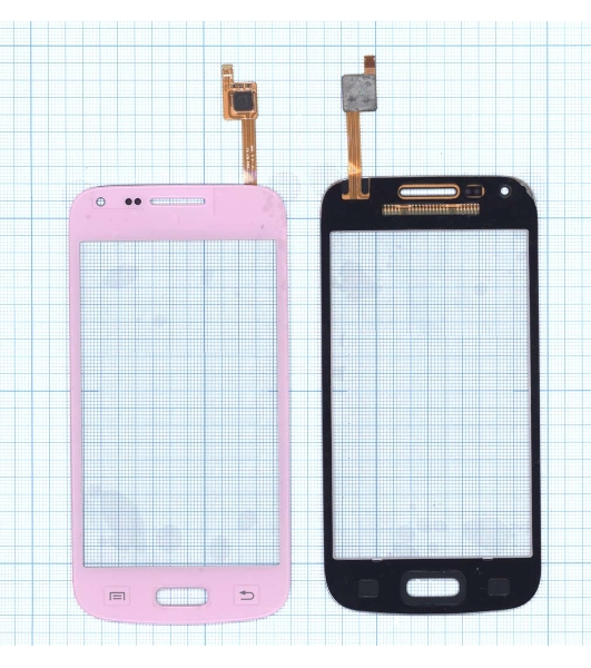 Сенсорное стекло (тачскрин) для Samsung Galaxy Core Plus SM-G350 розовое