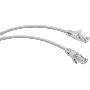 Патч-корд WRline WR-PC-RJ45-FTP-5E-1-GY F/UTP общий экран RJ-45 вил.-вилка RJ-45 cat.5e 1м серый LSZH (уп.:1шт)