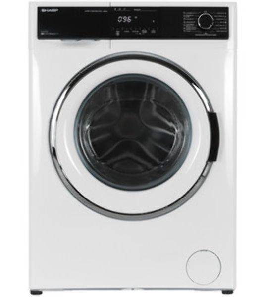 Стиральная машина Sharp ES814RW белый, загрузка фронтальная 8 кг, 1400 об/мин, класс: A+++