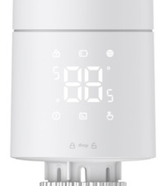 Термоcтат батареи Aqara W600/Thread, Zigbee, Bluetooth/LED-дисплей/батарейки 2 х АА/белый (WT-A03D)