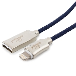 Кабель USB Cablexpert для Apple CC-P-APUSB02Bl-1M, MFI, AM/Lightning, серия Platinum, длина 1м, синий, блистер, фото2