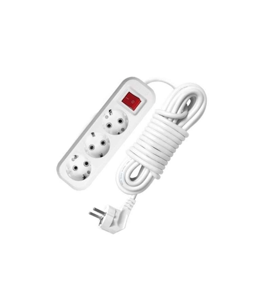 Удлинитель 3х2 м с заземл. 16А IP20 S-303 с выкл. ПВС 3х1 UNIVersal 9634418