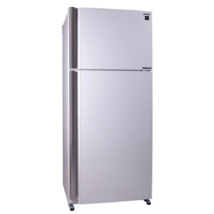 Холодильник Sharp SJ-XE59PMWH белый жемчуг двухкамерный 430/148л морозилка сверху, No Frost