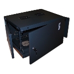 Шкаф настенный Lanmaster Next TWT-CBWNM-6U-6X6-BK 6U 550x600 мм пер. дв. металл съемные бок. пан. 60 кг черный, фото2
