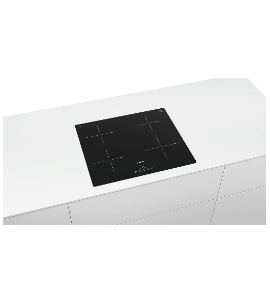 Индукционная варочная панель Bosch PUE611HC1E, 60 см, индукция,скошенные края, сенсорное управление, черный