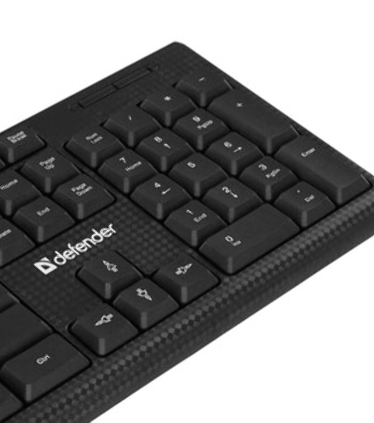 Комплект клавиатура+мышь Defender Triumph C-991 проводной, USB, 1600 DPI, чёрный