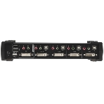 Переключатель KVM ATEN CS1784A-AT-G KVM+Audio+USB 2.0, 1 user USB+DVI => 4 cpu USB+DVI, со шнурами USB 4х1.8м., 2560x1600 60Hz DVI-D Dual Link/2048x, фото11