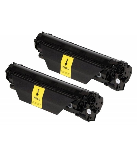 Картридж лазерный Cactus CS-CE285AD черный, комплект 2х1600 стр., для HP LJ P1102/P1102W/M1130/M1132