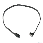 Кабель интерфейсный SATA Cablexpert CC-SATAM-DATA90-BL-50CM, Sata3 7pin/7pin, мет.защелка, угловой разъем, 50 см, черный, пакет, фото4