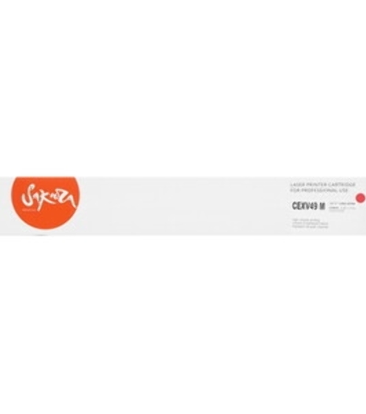 Тонер-туба Sakura CEXV49M для Canon, пурпурный, 19000 к.