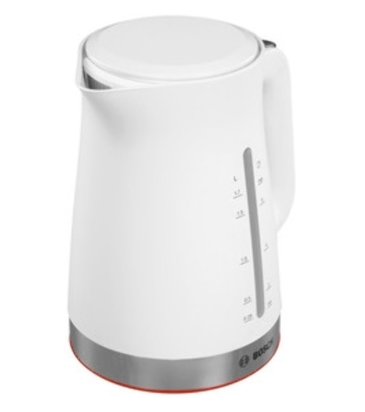 Чайник электрический Bosch TWK4M221 1.7 л, белый корпус: пластик