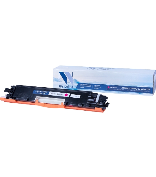 Картридж лазерный NVPrint совместимый HP CE313A/CF353A/Canon 729 Magenta для LaserJet Color Pro 100 M175a/M175nw/CP1025/CP1025nw/M176n/M177fw/Canon i-SENSYS LBP7010C/LBP7018С (1000k)