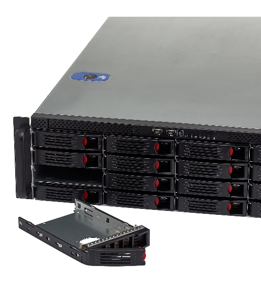 Серверный корпус ExeGate Pro EX281302RUS 3U660-HS16 (RM 19', высота 3U, глубина 660, БП 2U-800ADS,16xHotSwap, USB)