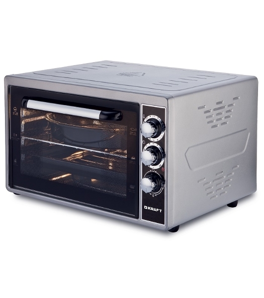 Мини-печь Kraft KF-MO3801GR серый, 38 л