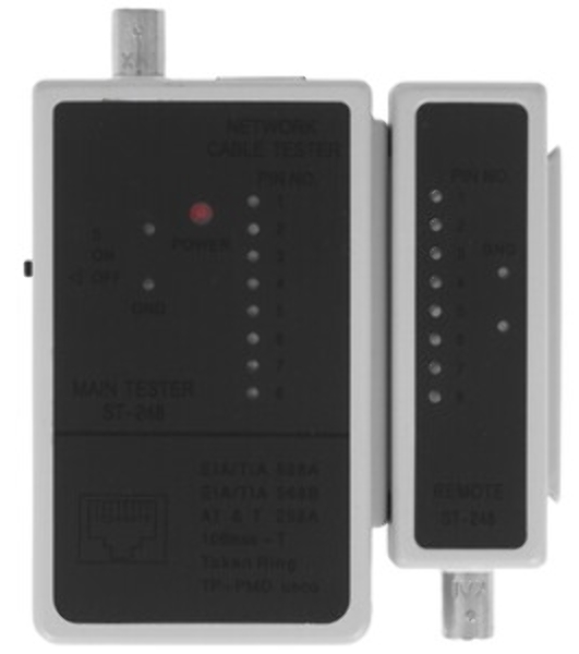 Тестер кабеля Rexant RJ-45 + BNC 5248