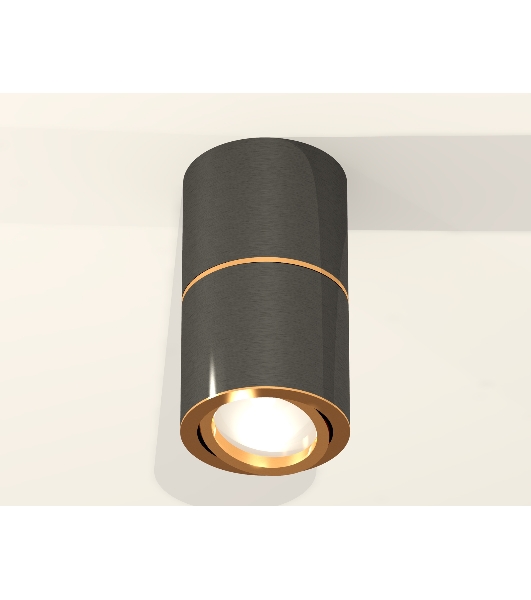 Светильник Ambrella Light XS7403080 DCH/PYG черный хром/золото желтое полированное MR16 GU5.3 (C7403, A2072, C7403, N7004)