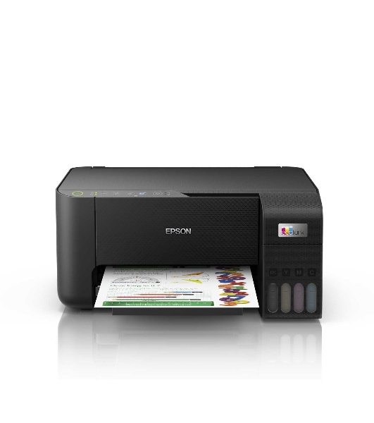 МФУ струйное Epson L3250 (C11CJ67412/C11CJ67418/C11CJ67405/C11CJ67408/C11CJ67503/C11CJ67508/C11CJ67523), A4, цветное, печ. до 33 стр/мин. (ч/б) до 15 стр/мин. (цвет), скан. до 11 стр/мин. (ч/б) 28 стр/мин. (цвет), 1440 x 5760 dpi (печать) 1200x2400dpi (скан.), USB, Wi-Fi