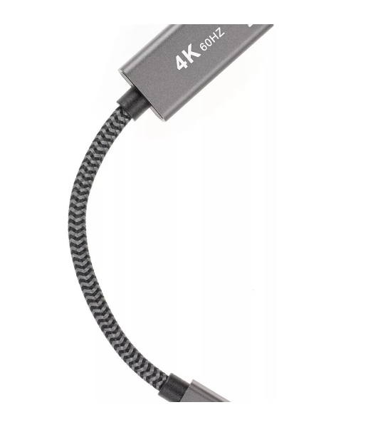 Адаптер miniDP --> HDMI-F 0.15м, оплетка, 4K@60Hz, Telecom (TA565)