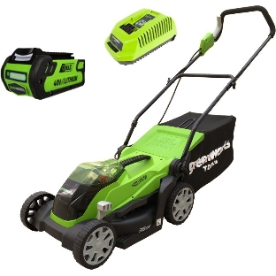 Газонокосилка аккумуляторная Greenworks 2501907UA, 40 В, 2 Ач