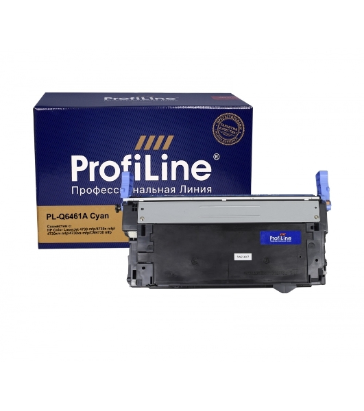 Картридж лазерный ProfiLine PL-Q6461A (№644A) для принтеров HP Color LaserJet 4730 mfp/4730x mfp/4730xm mfp/4730xs mfp/CM4730 mfp Cyan 12000 копий