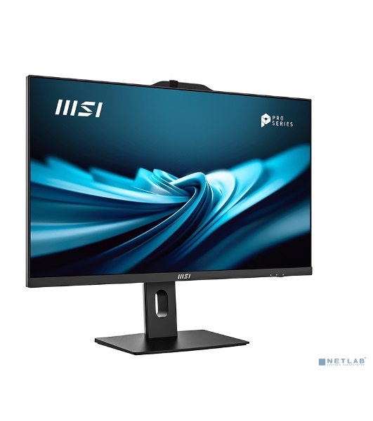 Моноблок MSI Pro AP272P 14M AiO 27' FHD(1920x1080)IPS AG Non-touch, Core i3-14100 (3.5GHz), 8Gb DDR5(1x8Gb), 512Gb SSD M.2, Intel UHD, WiFi, BT, camera, WirelessKB&mouse Eng/Rus,No OS,1y war-ty, черный (9S6-AF8321-807)
