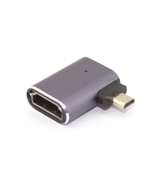 Переходник micro HDMI на HDMI влево