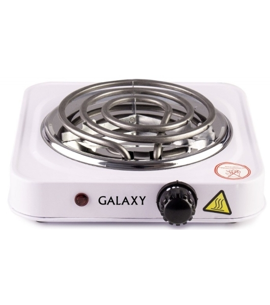Плита настольная электрическая Galaxy Line GL 3003, белый, электрическая, 1000 Вт
