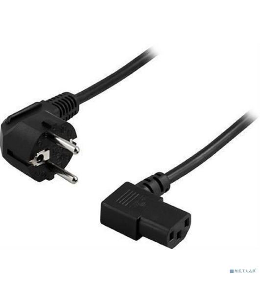 Кабель питания CEE Filum 7/7- С13, 3х0.75мм, 220В, 10A, черный, 1.8м [FL-PC10-EU-C13A-1.8M] (873342)