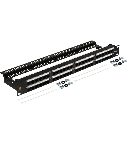 Патч-панель Lanmaster LAN-PPC48U5E 19' 2U 48xRJ45 кат.5E UTP